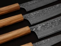 Damastmesser Nakiri 165 SG2, 63 Lagen, Olive 11 Damastmesser Nakiri 165 SG2, 63 Lagen, Olive – Bild 9