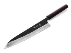 Damastmesser Gyuto 240 Kuroshiage Nami, 12 Lagen -Berühmter Geschirr Laden damastmesser gyuto 240 kuroshiage nami 12 lagen 1