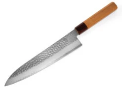 Damastmesser Gyuto 240, VG-10, Hammerschlag -Berühmter Geschirr Laden damastmesser gyuto 240 vg 10 hammerschlag 1