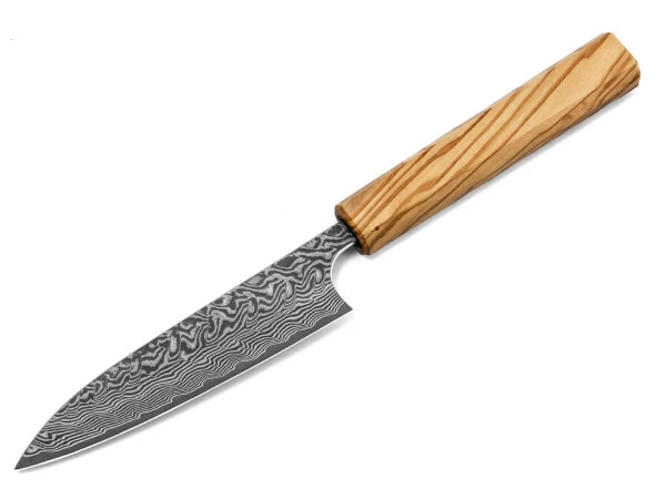 Damastmesser Petty 120 SG2, 63 Lagen, Olive 13 Damastmesser Petty 120 SG2, 63 Lagen, Olive – Bild 11