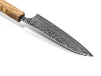 Damastmesser Petty 120 SG2, 63 Lagen, Olive 8 Damastmesser Petty 120 SG2, 63 Lagen, Olive – Bild 6