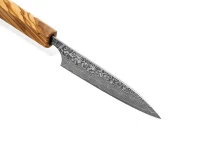 Damastmesser Petty 120 SG2, 63 Lagen, Olive 9 Damastmesser Petty 120 SG2, 63 Lagen, Olive – Bild 7