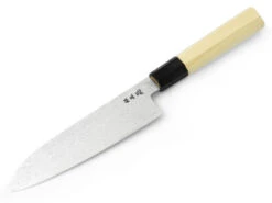 Damastmesser Santoku 180, Silver Steel -Berühmter Geschirr Laden damastmesser santoku 180 silver steel 1