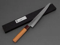 Damastmesser Sujihiki 240, VG-10, Hammerschlag 11 Damastmesser Sujihiki 240, VG-10, Hammerschlag – Bild 9