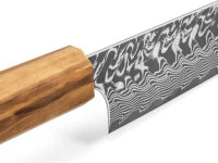 Damastmesser Sujihiki 270 SG2, 63 Lagen, Olive 7 Damastmesser Sujihiki 270 SG2, 63 Lagen, Olive – Bild 5