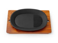 Gusseisen Grillpfanne Oval -Berühmter Geschirr Laden gusseisen grillpfanne oval 1