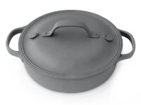 Gusseisen Topf OIGEN, Flach, 24 Cm 3 Gusseisen Topf OIGEN, Flach, 24 Cm