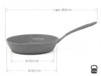 Gusseisenpfanne Solitto, 24cm 8 Gusseisenpfanne Solitto, 24cm – Bild 6