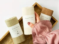 Handtücher Aus Japan, Bio-Baumwolle, Brown, 36cm X 85cm 5 Handtücher Aus Japan, Bio-Baumwolle, Brown, 36cm X 85cm – Bild 3