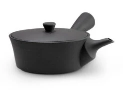 Japanische Kyusu Sencha 320, Banko Yaki, 320 Ml, Schwarz -Berühmter Geschirr Laden japanische kyusu sencha 320 banko yaki 320 ml schwarz 1