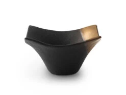 Japanische Soßenschale Sou, Schwarz-gold -Berühmter Geschirr Laden japanische sossenschale sou schwarz gold 1