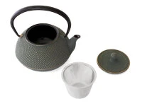 Japanische Teekanne Gusseisen Arare, Bronze, 1,2 L 6 Japanische Teekanne Gusseisen Arare, Bronze, 1,2 L – Bild 4