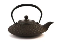 Berühmter Geschirr Laden 4 Japanische Teekanne Gusseisen Hira Arare, 0,5 L, Braun