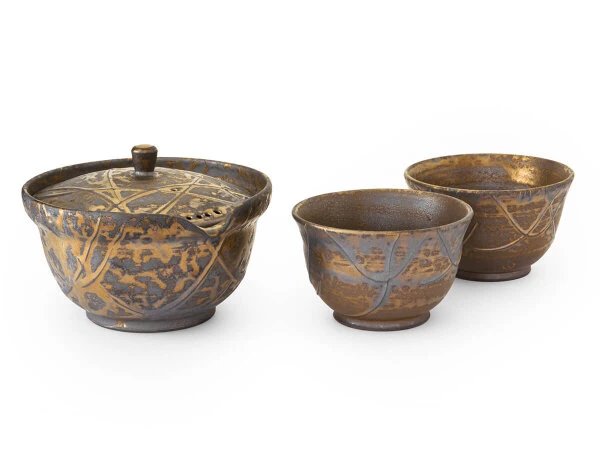 Japanisches Teeservice Kurokinsai, 3-teilig 16 Japanisches Teeservice Kurokinsai, 3-teilig – Bild 14