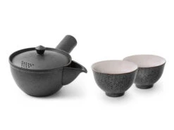 Japanisches Teeservice Siboridashi Kokurei, 3-teilig, Banko Yaki -Berühmter Geschirr Laden japanisches teeservice siboridashi kokurei 3 teilig banko yaki 1