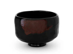 Matcha Schale Raku Schwarz, Kyoto Japan -Berühmter Geschirr Laden matcha schale raku schwarz kyoto japan 1