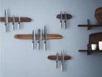 Messerhalter Magnetisch, 3 Größen, Nussbaum 13 Messerhalter Magnetisch, 3 Größen, Nussbaum – Bild 11