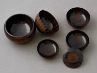 Oryoki Schalenset Braun 7 Oryoki Schalenset Braun – Bild 5