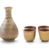 Sake Set Gold, 1 Karaffe, 4 Becher -Berühmter Geschirr Laden sake set gold 1 karaffe 4 becher