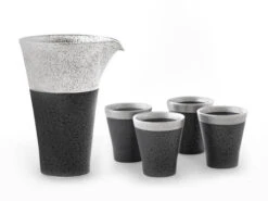 Sake Set Suzune S, 1 Karaffe, 4 Becher S -Berühmter Geschirr Laden sake set suzune s 1 karaffe 4 becher s 1
