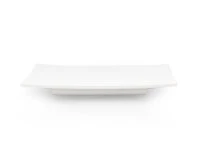 Servierplatte Spazio, Weiß, 2 Größen