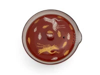 Shiboridashi Teekanne Akaji Kingin Tsuru, 230 Ml 7 Shiboridashi Teekanne Akaji Kingin Tsuru, 230 Ml – Bild 5