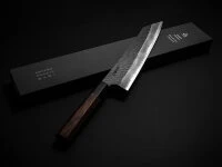 SPG2 Kuroshiage Tsuchime Kiritsuke Gyuto 240mm, Wenge Handle 10 SPG2 Kuroshiage Tsuchime Kiritsuke Gyuto 240mm, Wenge Handle – Bild 8