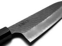 SPG2 Kuroshiage Tsuchime Santoku 180mm, Wenge Handle 5 SPG2 Kuroshiage Tsuchime Santoku 180mm, Wenge Handle – Bild 3