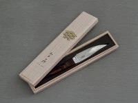 Steak Messer Nami Mahagoni, Wilder Damast, 70 Lagen 6 Steak Messer Nami Mahagoni, Wilder Damast, 70 Lagen – Bild 4