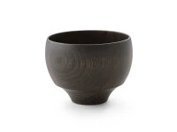 Suppenschale, Reisschale Mari, Urushi Schwarz