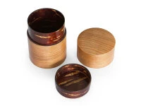 Teedose Obizutsu Kirsche, Kabazaiku, 2 Größen 5 Teedose Obizutsu Kirsche, Kabazaiku, 2 Größen – Bild 3