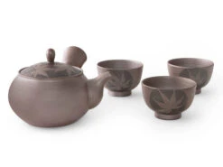 Teeservice Kuro Momiji, Banko Yaki, 4-teilig 23 Teeservice Kuro Momiji, Banko Yaki, 4-teilig -Berühmter Geschirr Laden teeservice kuro momiji banko yaki 4 teilig 1