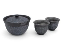 Teeservice Shiboridashi Nanban Mishimazume, 3-teilig -Berühmter Geschirr Laden teeservice shiboridashi nanban mishimazume 3 teilig 1